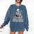 Skeleton Reading Book Anxious Stressed True Crime Obsessed Comfort Colors Sweatshirt Blue Jean