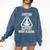 Slippery When Reading Unhinged Book Lover Meme Witty Comfort Colors Sweatshirt Blue Jean