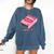 Slow Burn Book Club Comfort Colors Sweatshirt Blue Jean