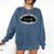 Smithsonian Institution Library 1944 Book Stamp Comfort Colors Sweatshirt Blue Jean