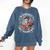 Smut Book Reader Romance Novel Somebody's Smut Reading Wife Comfort Colors Sweatshirt Blue Jean