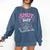 SMUT Slut Provocative Literature Book Club Book Reading Comfort Colors Sweatshirt Blue Jean