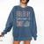 Smutty Book Lover Women Fueled By Sarcasm And Smut Spicy Comfort Colors Sweatshirt Blue Jean