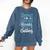 Snow Is Falling Books Are Calling Comfort Colors Sweatshirt Blue Jean