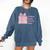 So Many Books Little Time Book Lover Teacher Librarian Comfort Colors Sweatshirt Blue Jean