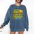 Softball Just A Girl Comic Book Style Graphic For Teens Comfort Colors Sweatshirt Blue Jean
