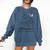 Sorry I'm Booked Book Lover Teachers Librarians Comfort Colors Sweatshirt Blue Jean Sorry I'm Booked Book Lover Teachers Librarians Comfort Colors Sweatshirt Blue Jean