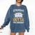 Straight Outta The Library Book Lover Men Women Premium Tri-Blend Comfort Colors Sweatshirt Blue Jean