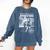 Support Your Local Bookstore Reading Book Lover Comfort Colors Sweatshirt Blue Jean