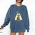 Teacher Alien Books UFO Reading Take Me To Your Reader Comfort Colors Sweatshirt Blue Jean