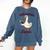 Teacher Silly Goose Reading Book Teaching Tiny Human Tamer Comfort Colors Sweatshirt Blue Jean