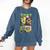 Teenage Mutant Ninja Turtles Retro Neon Comic Book Panels Comfort Colors Sweatshirt Blue Jean