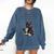 At Times I Think To Myself Drop The Book And Get Stuff Done Comfort Colors Sweatshirt Blue Jean