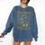 Tired Mom Club Bookish Things Booktrovert Book Lover Comfort Colors Sweatshirt Blue Jean