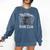 Tired Moms Book Club Comfort Colors Sweatshirt Blue Jean