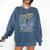 Tired Moms Club Bookish Book Lover Homebody Fall Book Club Comfort Colors Sweatshirt Blue Jean