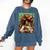 History Month Black Afro Girl Women Book Lovers Floral Comfort Colors Sweatshirt Blue Jean History Month Black Afro Girl Women Book Lovers Floral Comfort Colors Sweatshirt Blue Jean