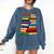 History Month Educated Black Leaders Reading Books Comfort Colors Sweatshirt Blue Jean
