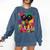 History Month Educated Black Women Girls Reading Book Comfort Colors Sweatshirt Blue Jean