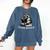 Trash Reader Book Reader Book Lover Book Reader Comfort Colors Sweatshirt Blue Jean
