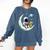 UFO Alien Astronaut Reading Book In Space Comfort Colors Sweatshirt Blue Jean UFO Alien Astronaut Reading Book In Space Comfort Colors Sweatshirt Blue Jean