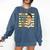 Never Underestimate Girl Read Book Reading Librarian Women Comfort Colors Sweatshirt Blue Jean