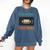 VHS Cassette Tape Retro 80s 90s Nostalgia Premium Comfort Colors Sweatshirt Blue Jean