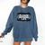 VHS Tape Rewind Glitch 90s Retro Nostalgia Please Rewind Comfort Colors Sweatshirt Blue Jean