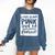 What's More Punk Than The Public Library Book Lover Comfort Colors Sweatshirt Blue Jean