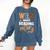 Wild About Reading Book Reader Book Nerd Book Reading Lover Premium Tri-Blend Comfort Colors Sweatshirt Blue Jean