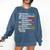 I Will Read Books On A Boat & Everywhere Reading Kids Book Comfort Colors Sweatshirt Blue Jean