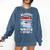 Winter Reading Book Bookworm Winter Comfort Colors Sweatshirt Blue Jean