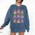 Witches Reading Books Halloween Cute Teens Kids Comfort Colors Sweatshirt Blue Jean Witches Reading Books Halloween Cute Teens Kids Comfort Colors Sweatshirt Blue Jean