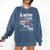 A Woman Cannot Survive On Books Alone She Also Needs Yarn Premium Comfort Colors Sweatshirt Blue Jean