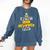 Women's Best Book Reviewer Critic Job Occupation Comfort Colors Sweatshirt Blue Jean