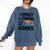 Women's Forget The Flowers Buy Me Books Book Lover Reader Comfort Colors Sweatshirt Blue Jean