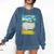 Women's Frutiger Aero Aesthetic Rainbow Glitch Art Comfort Colors Sweatshirt Blue Jean Women's Frutiger Aero Aesthetic Rainbow Glitch Art Comfort Colors Sweatshirt Blue Jean