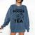 Women's Fueled By Books And Tea Book Lover Bookworm Reading Books Comfort Colors Sweatshirt Blue Jean