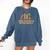 I Work To Support My Reading Addiction Books Lover Comfort Colors Sweatshirt Blue Jean
