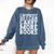 I Workout So I Can Carry More Books Lover Bookworm Gym Comfort Colors Sweatshirt Blue Jean