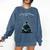 In A World Full Of Bookworms Be A Book Ninja Reading Reader Comfort Colors Sweatshirt Blue Jean