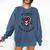 If I Wreck Pause My Audiobook Lover Reader Book-Club Women Comfort Colors Sweatshirt Blue Jean