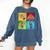 Wrestling Comic Book Wrestler Mexican Lucha Libre Mask Comfort Colors Sweatshirt Blue Jean