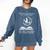 They Didn't Burn Witches Burned Women Books Feminist Women Comfort Colors Sweatshirt Blue Jean