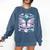 Y2K Butterfly Floppy Disk Art Digital Nostalgia Comfort Colors Sweatshirt Blue Jean Y2K Butterfly Floppy Disk Art Digital Nostalgia Comfort Colors Sweatshirt Blue Jean