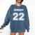 122 January 22 Birthday Wedding Graduation Event Date Comfort Colors Sweatshirt Denim