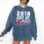 2018 Kiss My Class Goodbye Graduation Comfort Colors Sweatshirt Denim