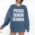 2019 Senior Grandma SEN19R Class Graduation Party T Shirt Comfort Colors Sweatshirt Denim