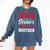 2026 Senior Band Brother Class Of 2026 Parent Graduation Comfort Colors Sweatshirt Denim
