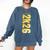 2K26 Class Of 2026 Graduation College Senior Back To School Premium Tri-Blend Comfort Colors Sweatshirt Denim